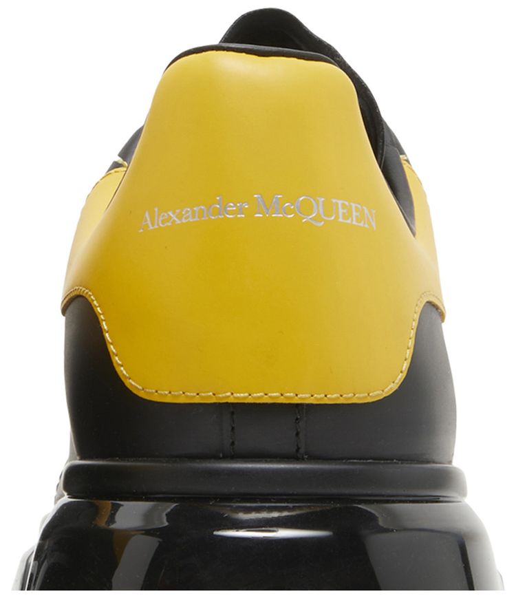 Alexander McQueen Oversized Sneaker Clear Sole   Black Pop Yellow