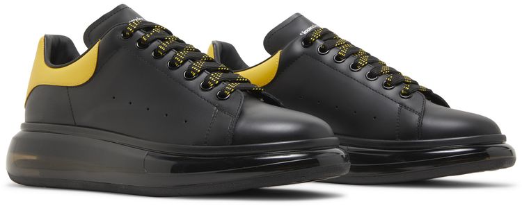 Alexander McQueen Oversized Sneaker Clear Sole   Black Pop Yellow