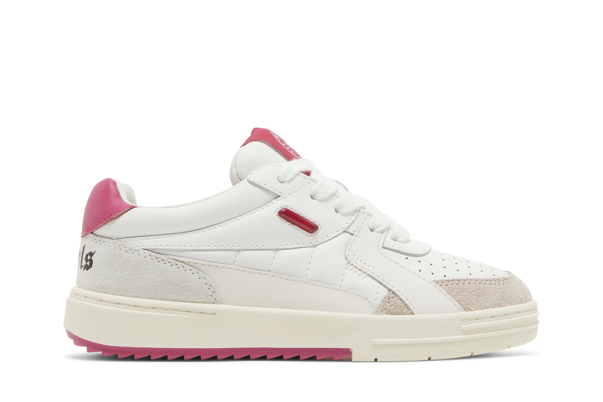 Palm Angels Wmns Palm University Low 'White Fuchsia'