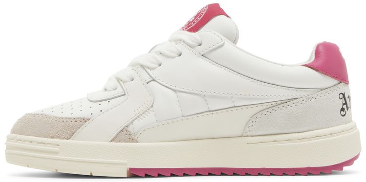 Palm Angels Wmns Palm University Low White Fuchsia