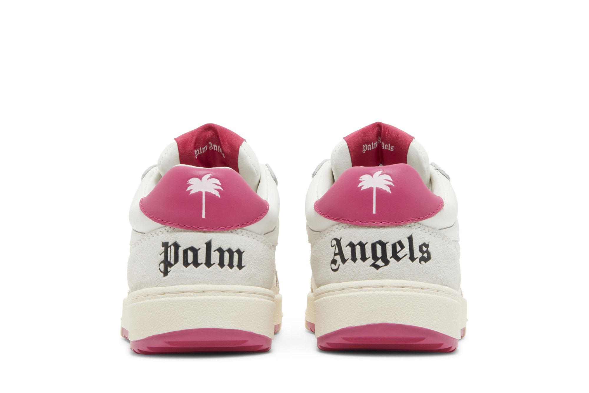 Buy Palm Angels Wmns Palm University Low 'White Fuchsia