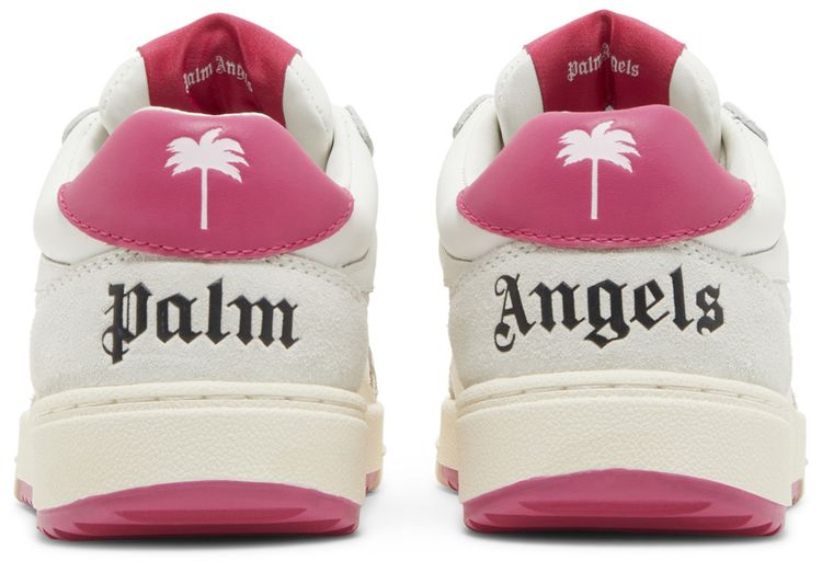 Palm Angels Wmns Palm University Low White Fuchsia