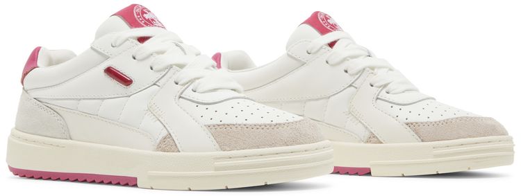 Palm Angels Wmns Palm University Low White Fuchsia