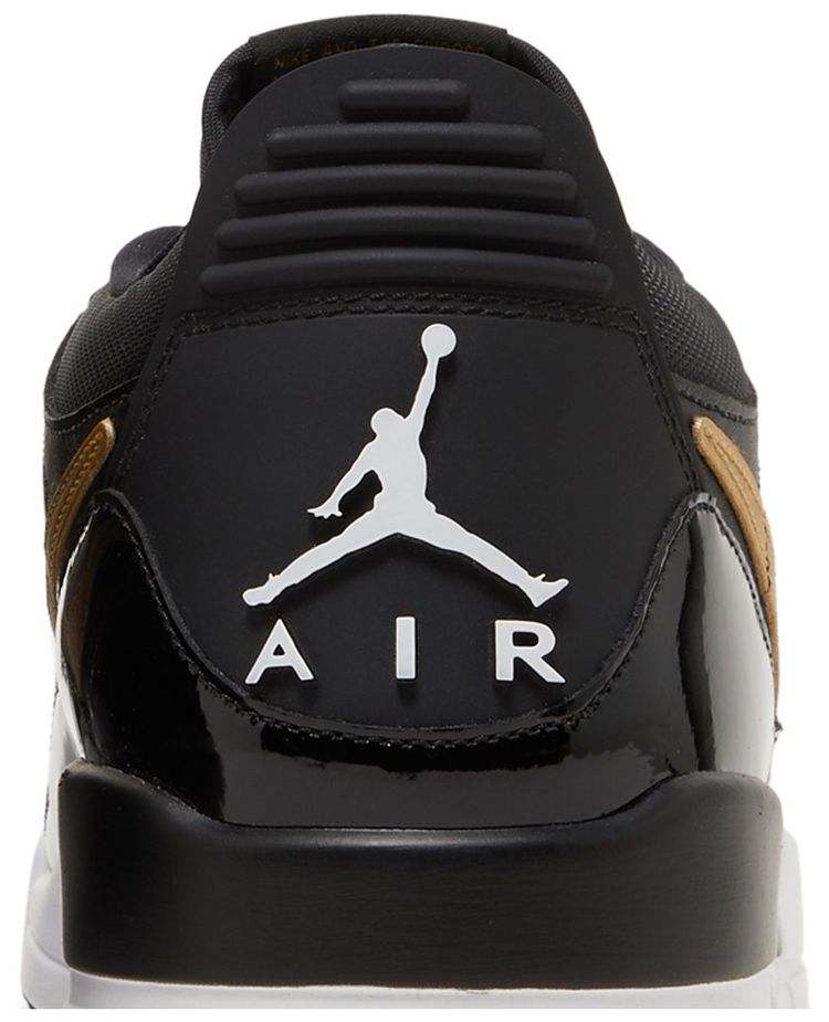 Air Jordan Legacy 312 Low Black Metallic Gold