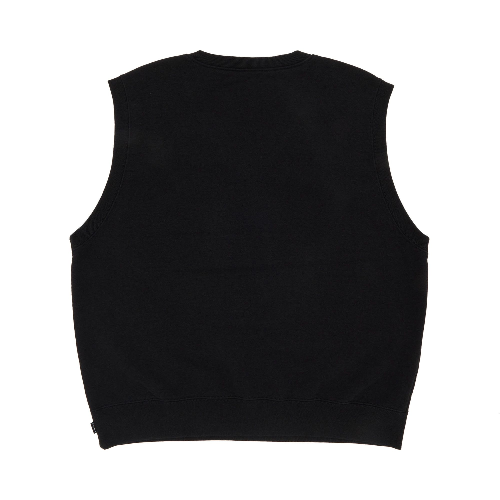 Buy Supreme Sweatshirt Vest 'Black' - SS23SW31 BLACK | GOAT