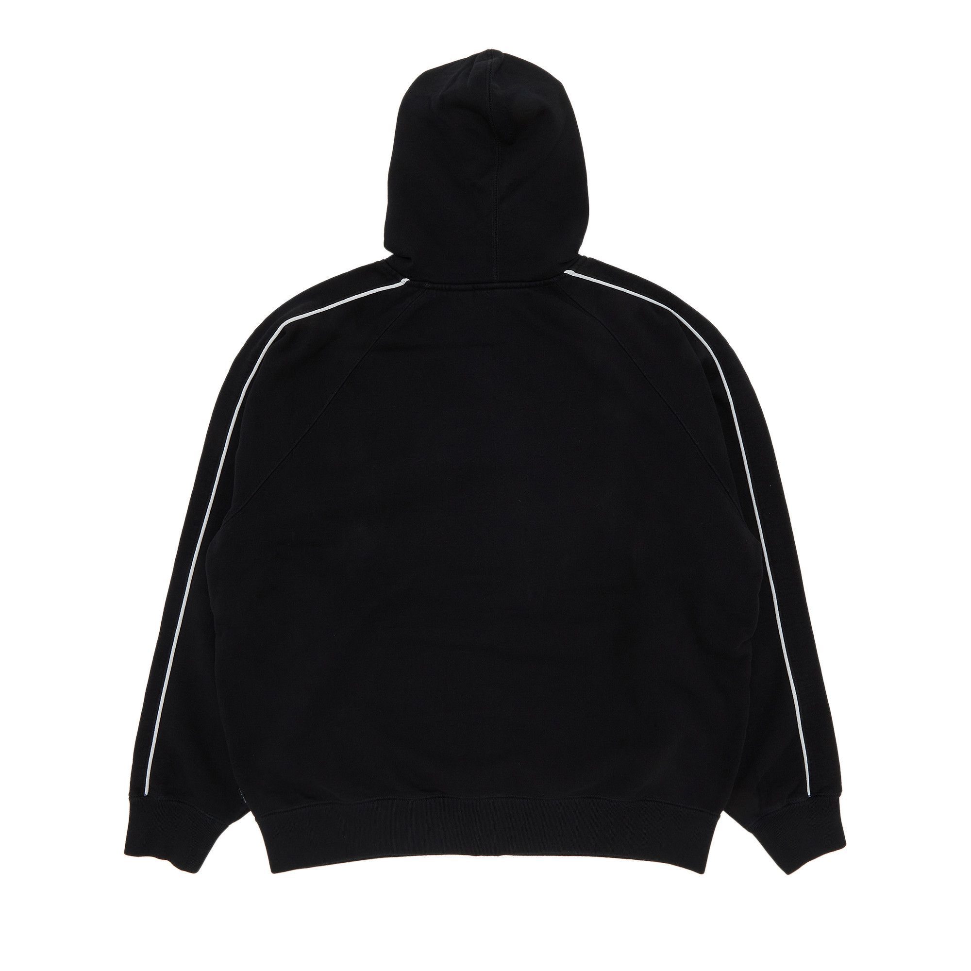 Buy Supreme Falcon Raglan Zip Up Hooded Sweatshirt 'Black Buy Supreme Falcon Raglan Zip Up Hooded Sweatshirt 'Black
