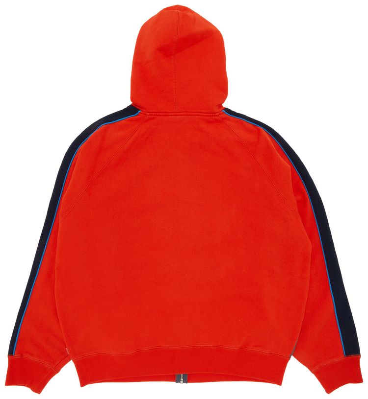 Supreme Falcon Raglan Zip Up Hooded Sweatshirt Slate