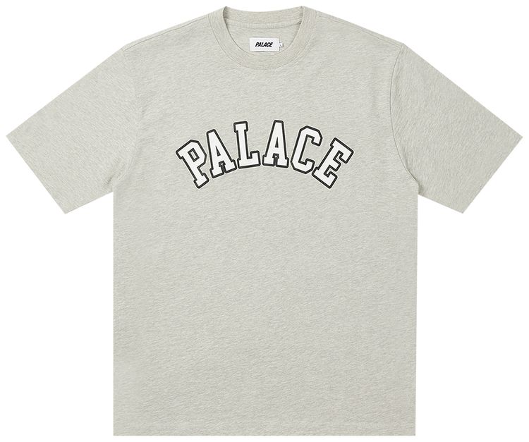Palace Arch Slub T Shirt Grey Marl