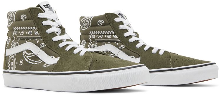 Vans Sk8 Hi Peace Paisley   Grape Leaf