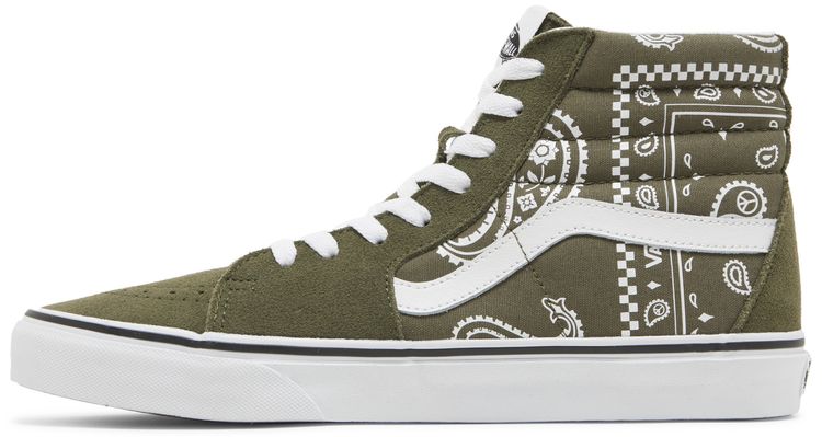 Vans Sk8 Hi Peace Paisley   Grape Leaf