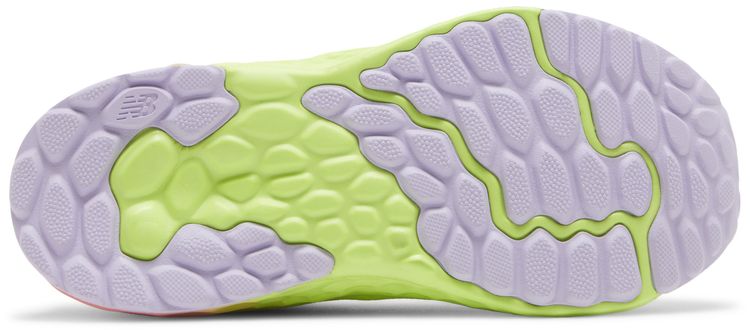 New Balance Fresh Foam Arishi v4 Bungee Lace Toddler Wide Light Aluminum Rainbow