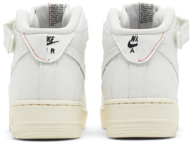 Nike Wmns Air Force 1 07 Mid White Canvas