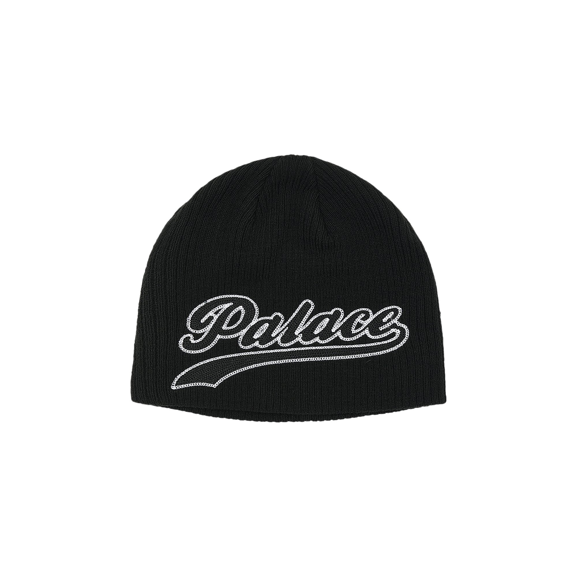 Buy Palace Script Nein Cuff Beanie 'Black' - P24BN014 | GOAT