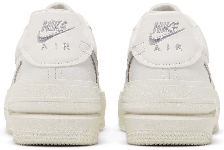 Nike Wmns Air Force 1 PLTAFORM White Metallic Silver