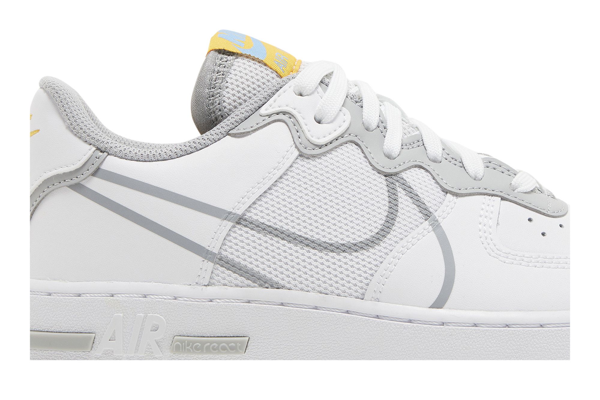 スニーカー Nike Air Force 1 React Light Smoke Grey 2020 SS 20 Nike Air Force 1 React Light Smoke Grey 2020 SS 20