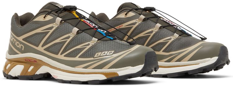 Salomon XT 6 Beluga Dull Gold