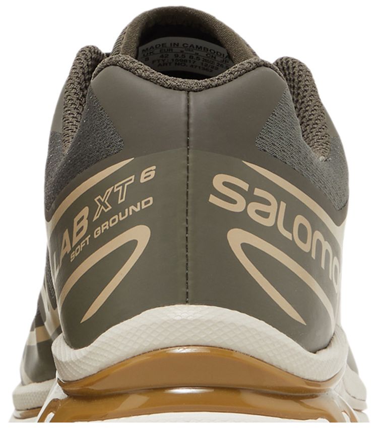 Salomon XT 6 Beluga Dull Gold