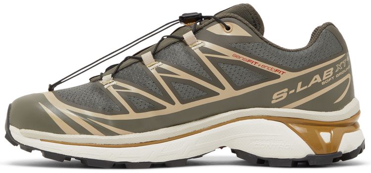 Salomon XT 6 Beluga Dull Gold