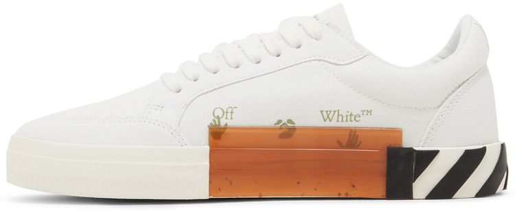 Off White Vulc Sneaker White Navy