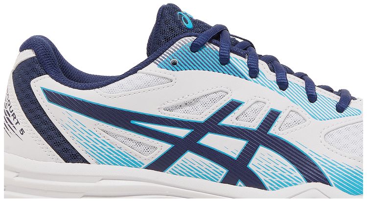 Asics Upcourt 5 White Indigo Blue