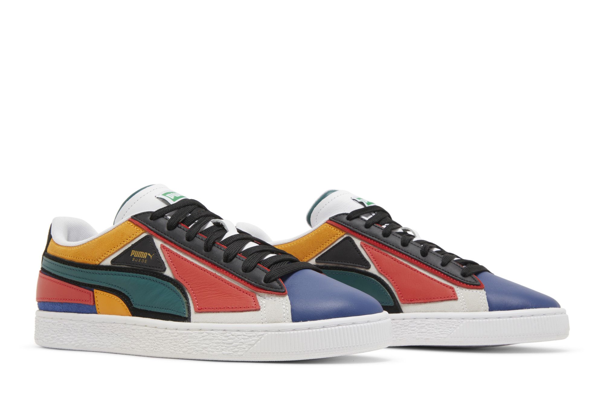 Buy Suede Layers Blazing Blue Varsity Green 387480 01 GOAT
