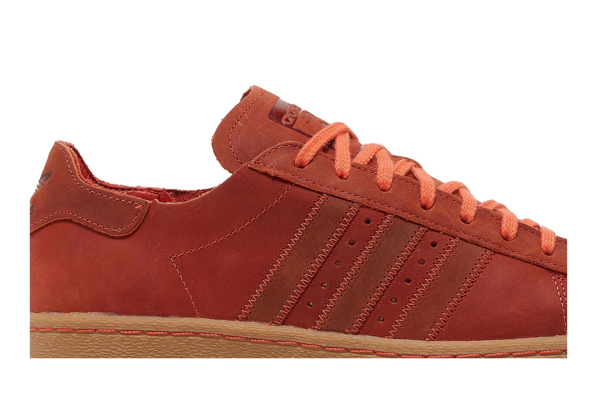 Adidas superstar 80s red suede best sale
