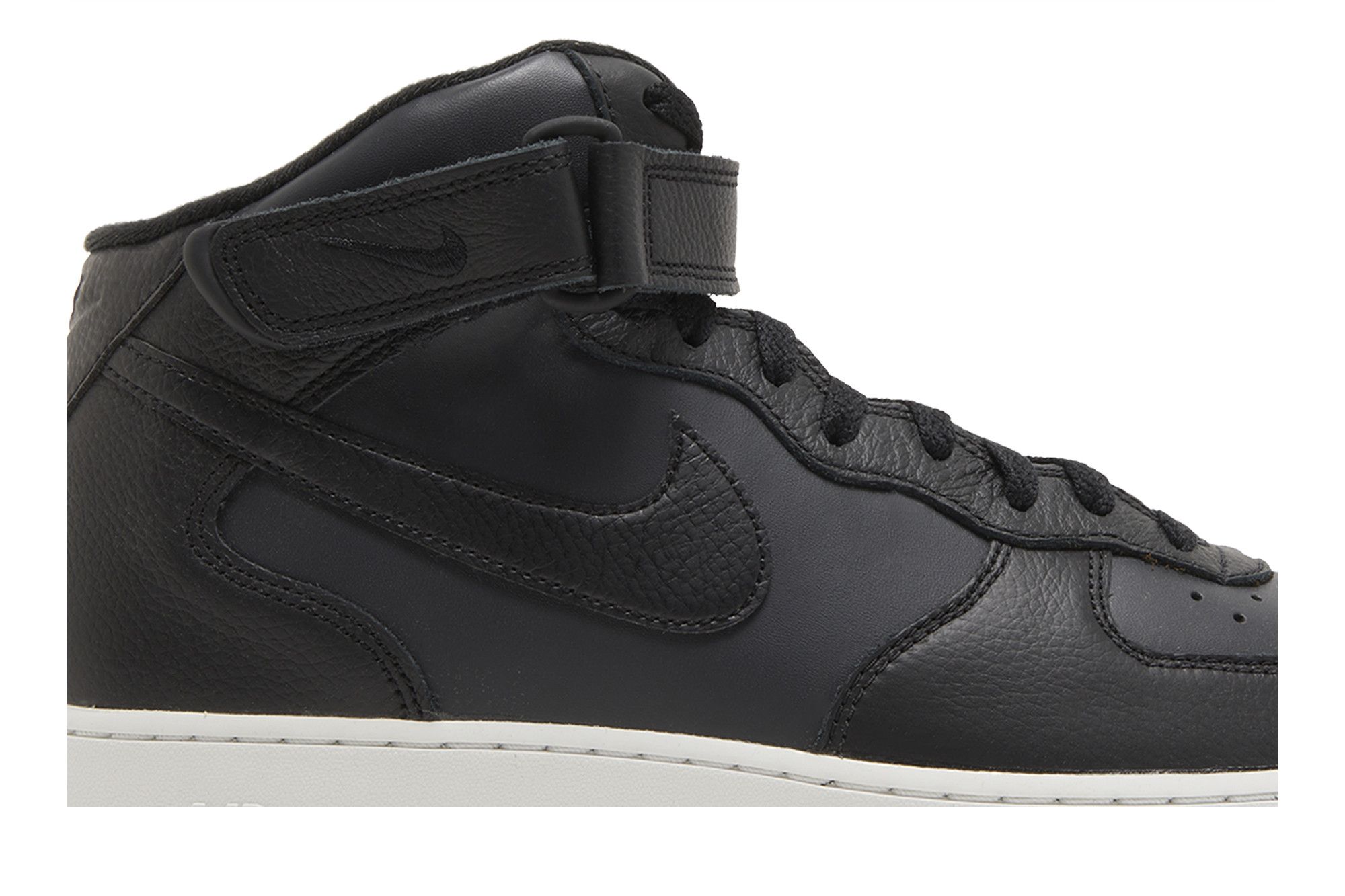 Air force 1 mid black gum best sale