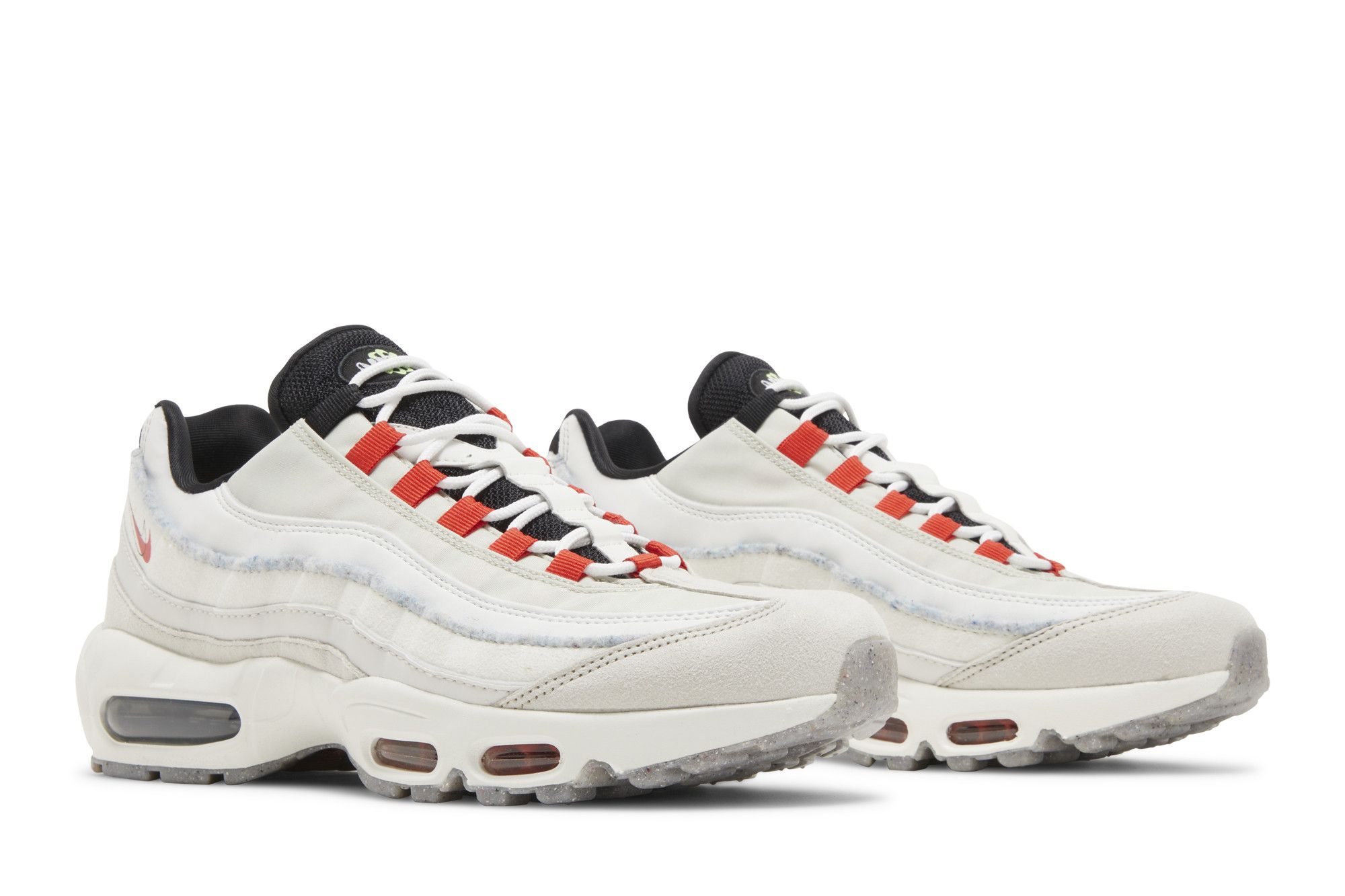 Buy Air Max 95 SE 'Double Swoosh - Light Bone Habanero Red