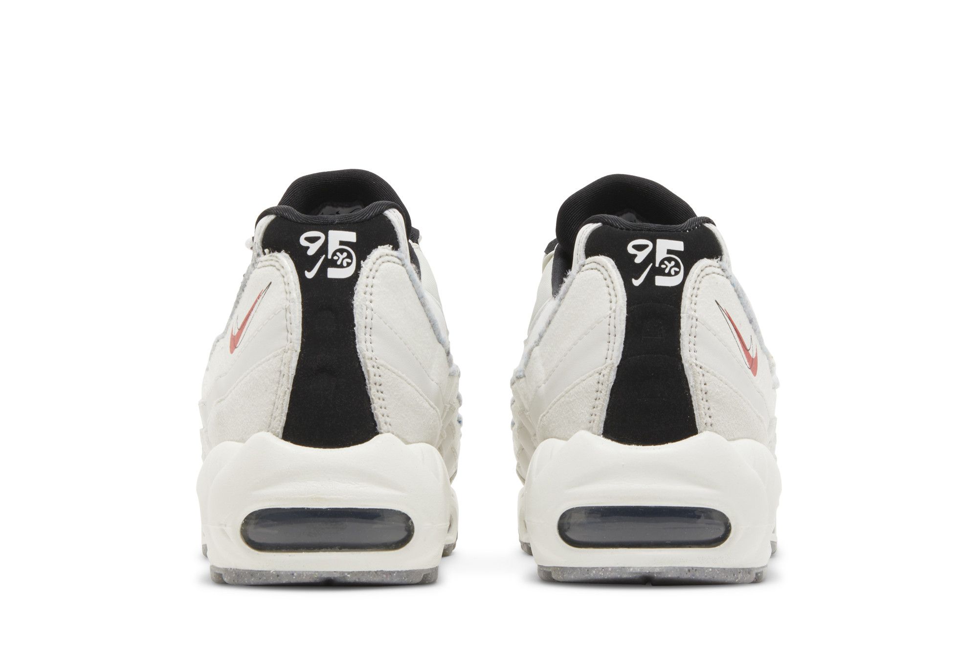 スニーカー Nike AIR MAX 95 SE Light Bone & Habanero Red DQ0268-002 Nike Mens Air Max 95 SE Light Bone Habanero Red Black Shoes