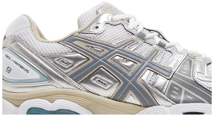 Asics Gel Nimbus 9 White Steel Grey