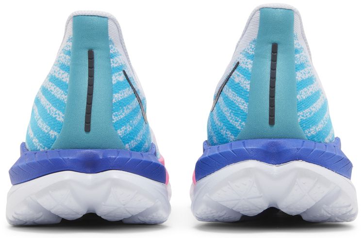HOKA Mach 5 White Scuba Blue