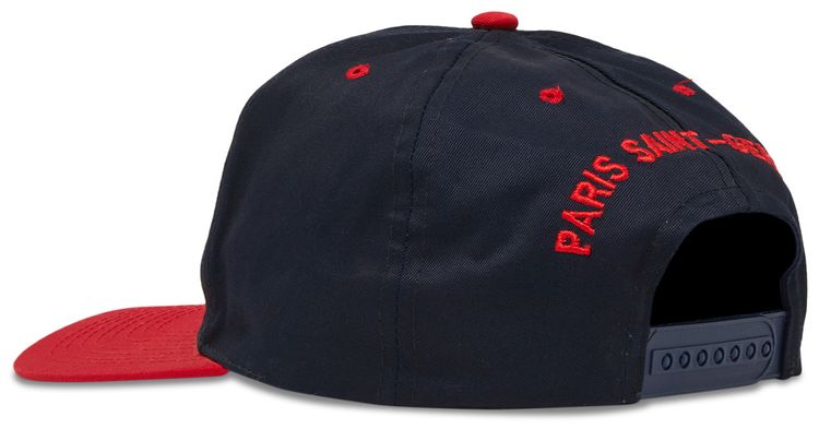 Vintage Paris Saint Germain PSG Embroidered Badge Logo Cap BlueRed