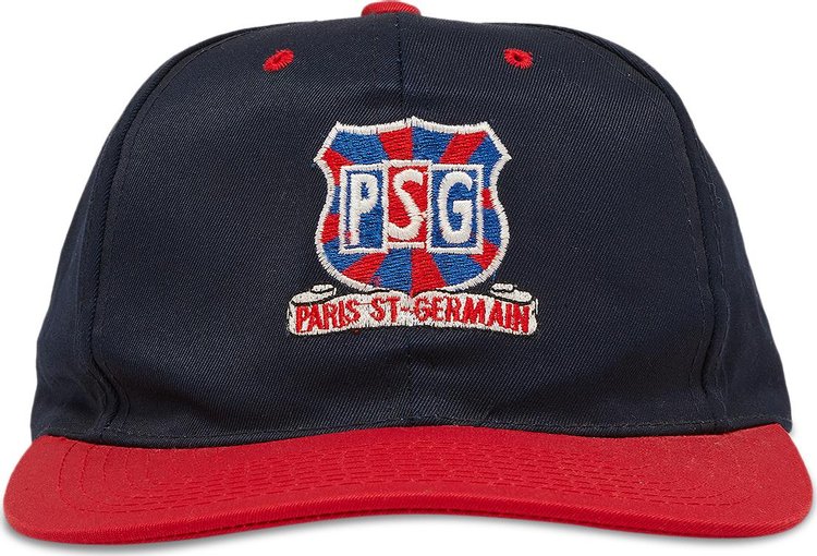 Vintage Paris Saint-Germain PSG Embroidered Badge Logo Cap 'Blue/Red'