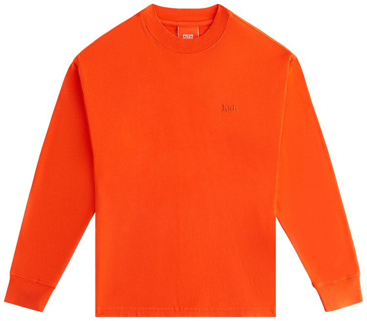 Kith Women Oversized Sonoma Long Sleeve Tee Poppy