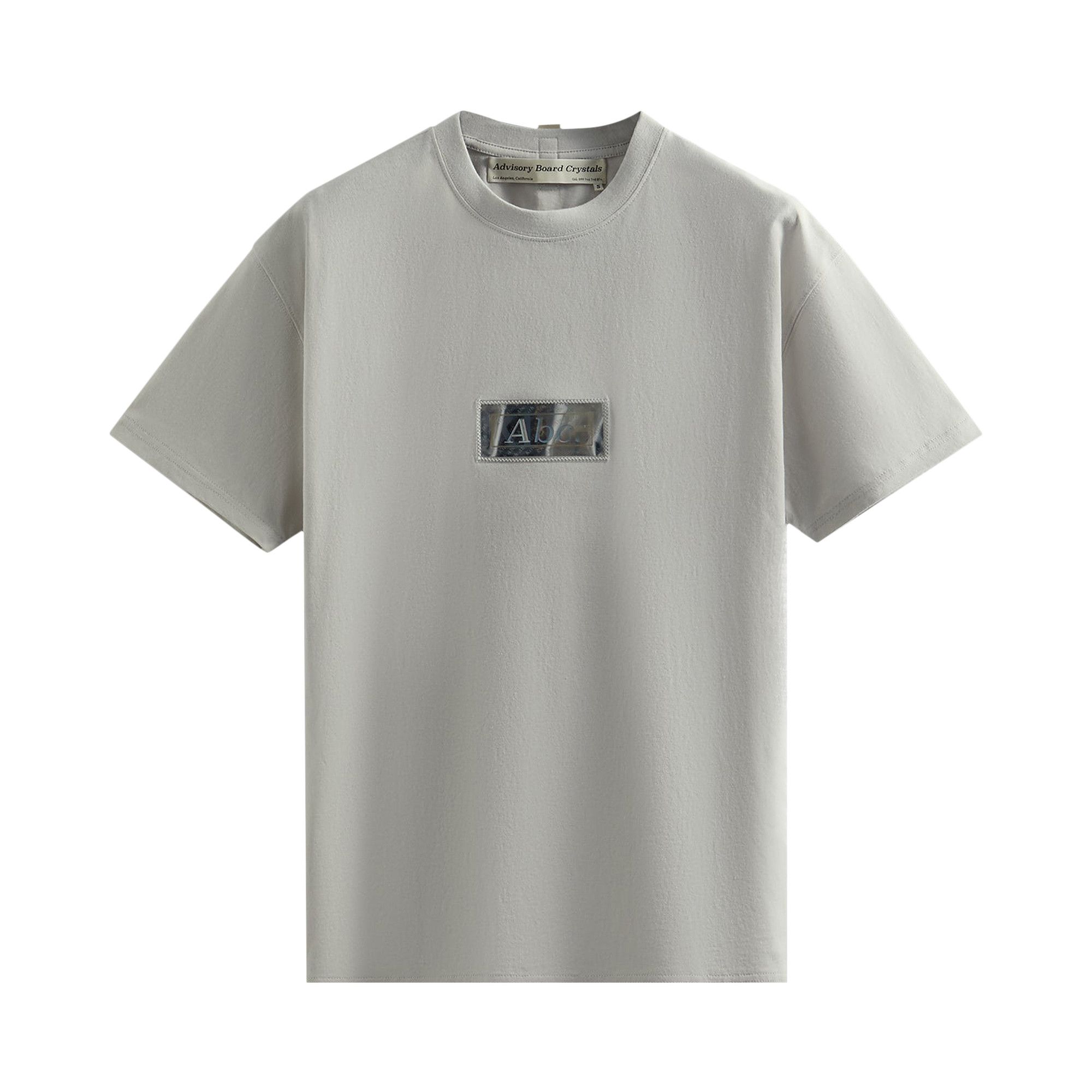 Kith For Advisory Board Crystals Hologram Classic Logo Tee Grey