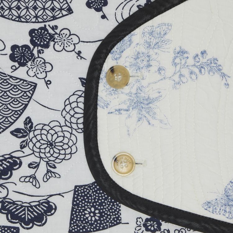 Marine Serre Boutis Armor Vest WhiteBlack