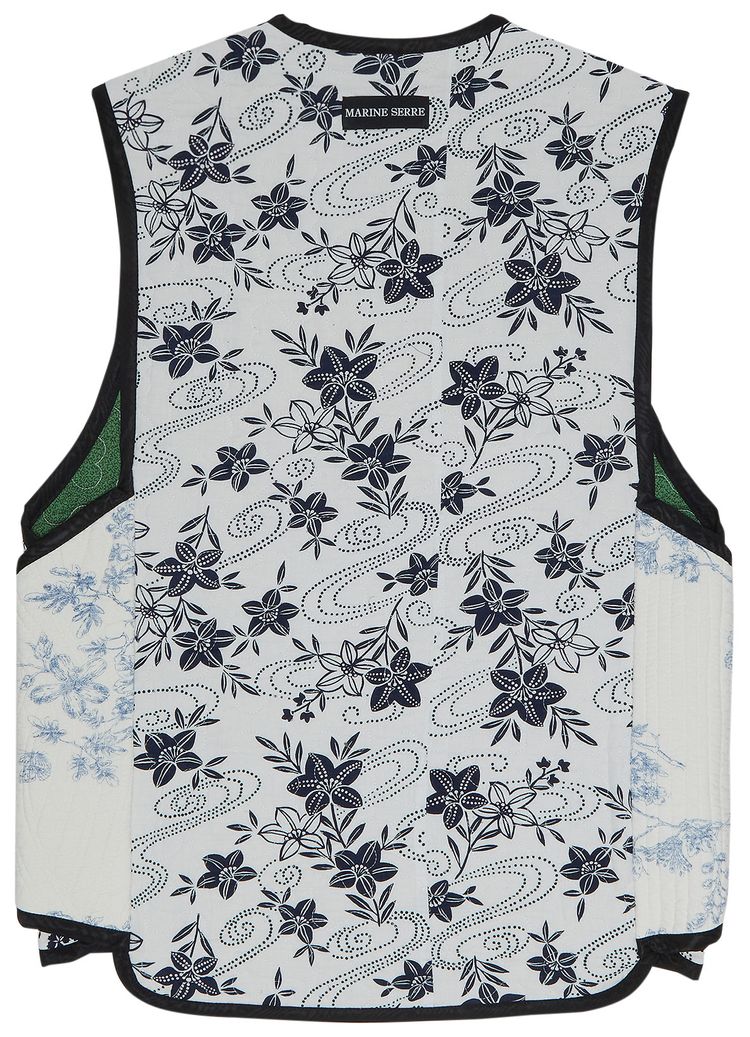 Marine Serre Boutis Armor Vest WhiteBlack