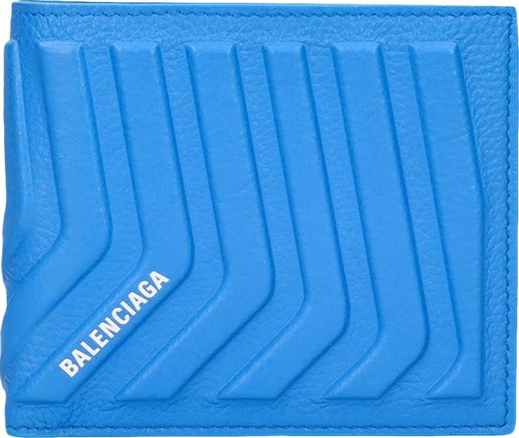 Balenciaga Cash Square Folded Wallet 'Azur Blue'