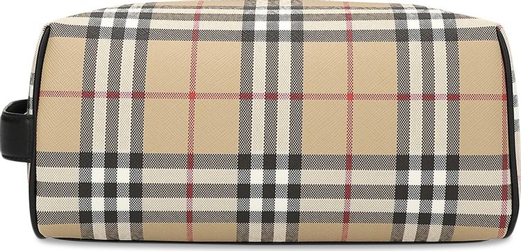 Burberry Vintage Checkered Toiletry Bag 'Archive Beige'
