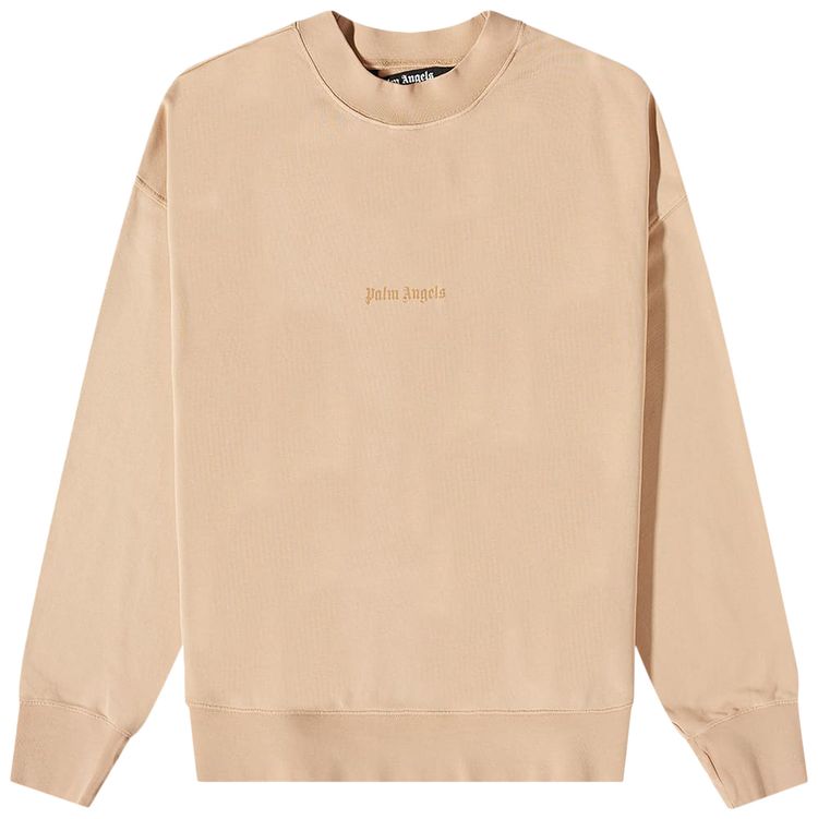 Palm Angels GD Reverse Logo Crew Beige