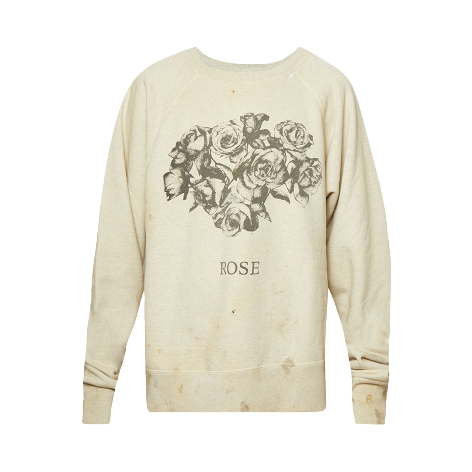 Buy Saint Michael Rose Crewneck Sweatshirt 'Grey' - SM S23 0000