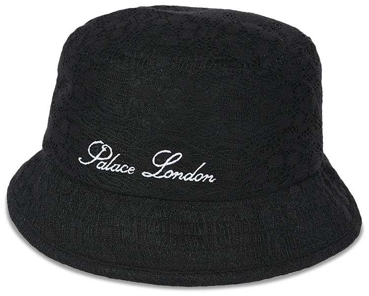 Palace Pal Lace Bucket Hat Black
