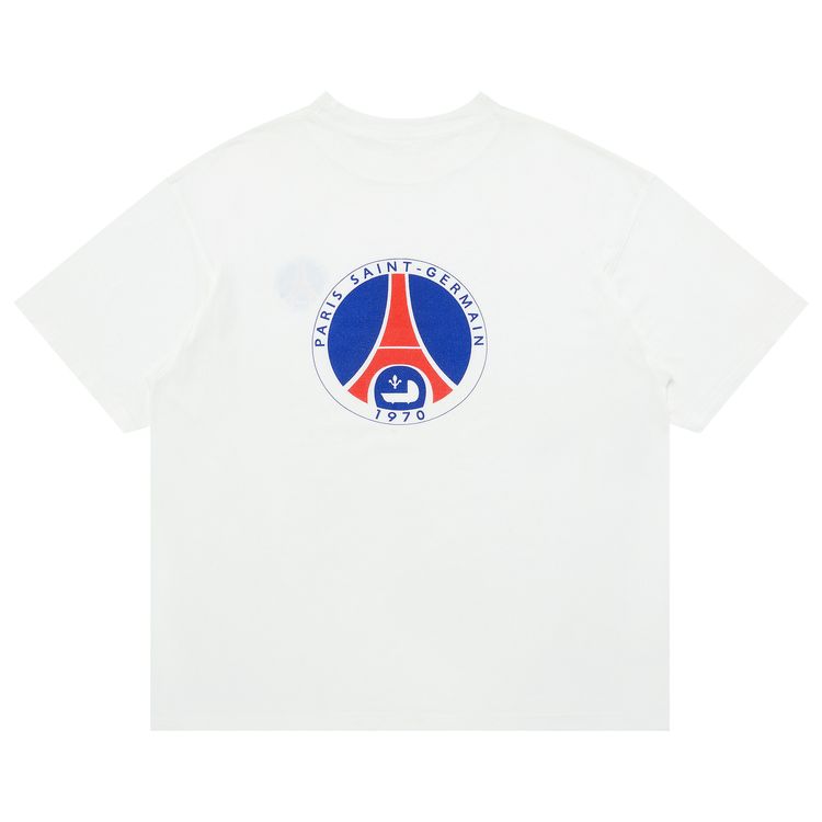Paris Saint Germain Eiffel Tower Logo T Shirt White
