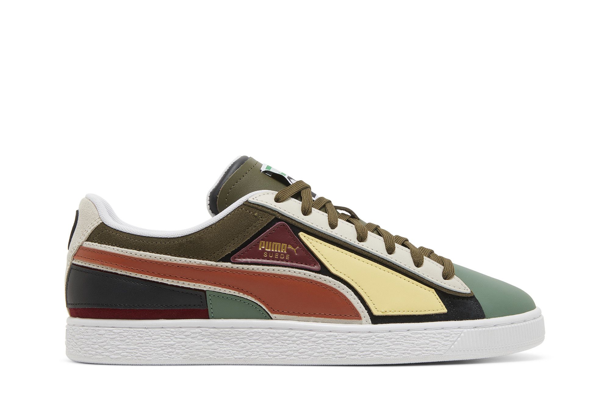 Buy Suede 'Layers - Deep Olive Warm Chestnut' - 387480 02 | GOAT