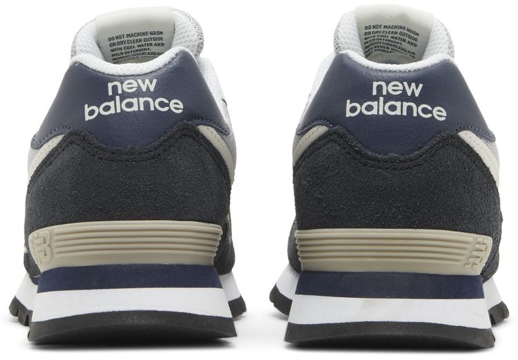 New Balance 574 Big Kid Black Nightwatch Green