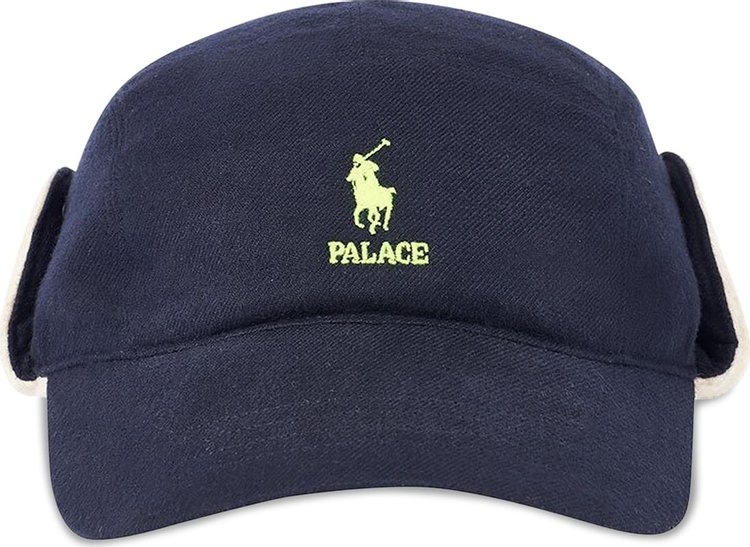 Palace x Ralph Lauren Hunting Polar Fleece Cap Aviator Navy