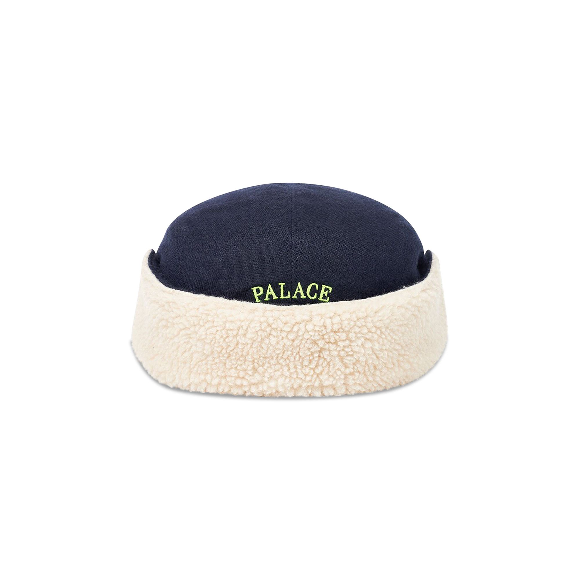 Buy Palace x Ralph Lauren Hunting Polar Fleece Cap Aviator Navy 405420703001 GOAT