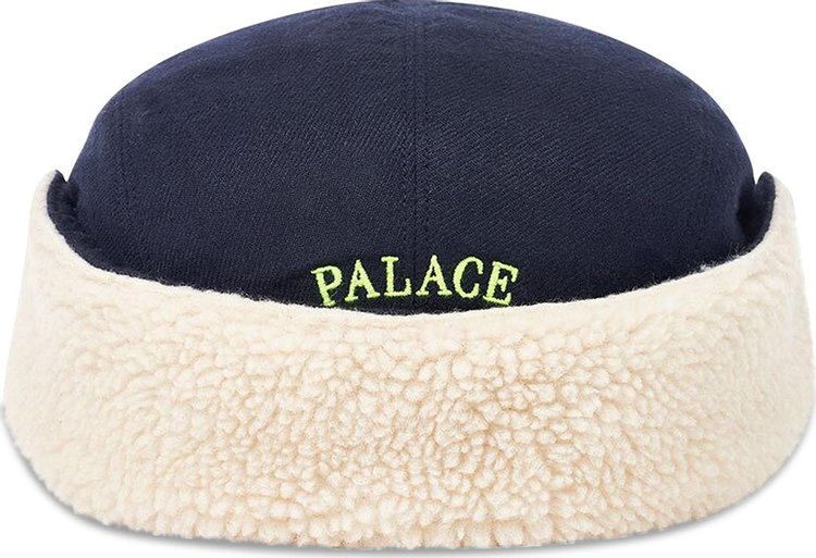 Palace x Ralph Lauren Hunting Polar Fleece Cap Aviator Navy