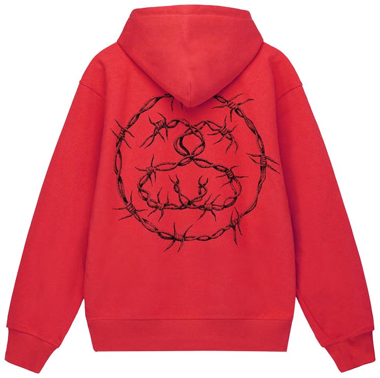 Stussy Barb Hoodie Red