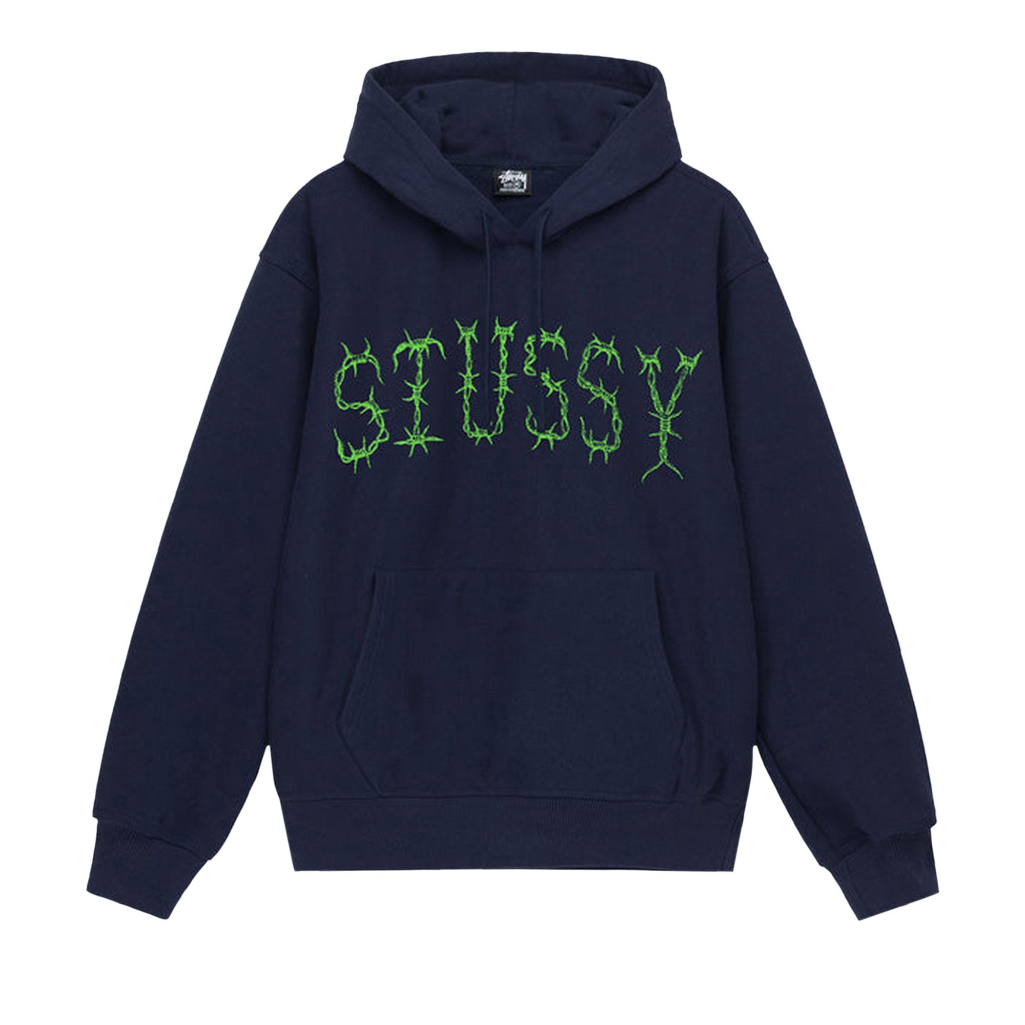 Navy stussy hoodie hotsell